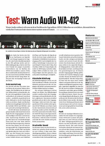 Beat Warm Audio WA-412 Beat Warm Audio WA-412