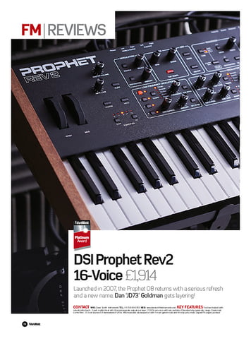 Future Music DSI Prophet Rev2 16-Voice Future Music DSI Prophet Rev2 16-Voice