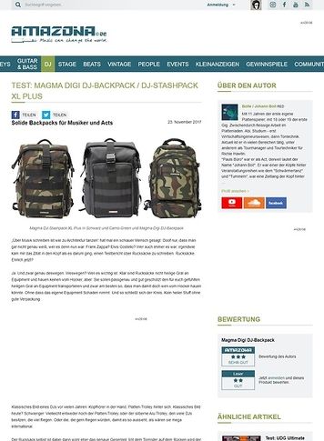 Amazona.de Magma Digi DJ-Backpack / DJ-Stashpack XL Plus Amazona.de Magma Digi DJ-Backpack / DJ-Stashpack XL Plus