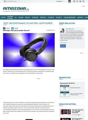 Beyerdynamic Dt 240 Pro Musikhaus Thomann