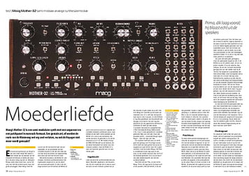 interface.nl Moog Mother-32 semi-modulair analoge synthesizermodule interface.nl Moog Mother-32 semi-modulair analoge synthesizermodule