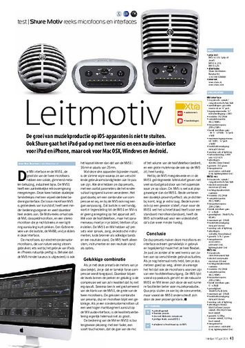 interface.nl Shure Motiv reeks microfoons en interfaces interface.nl Shure Motiv reeks microfoons en interfaces