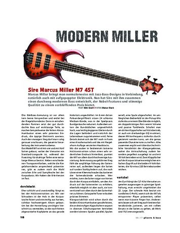 Gitarre & Bass Sire Marcus Miller M7 4ST Gitarre & Bass Sire Marcus Miller M7 4ST