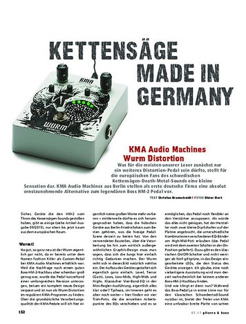 Gitarre & Bass KMA Audio Machines Wurm Gitarre & Bass KMA Audio Machines Wurm