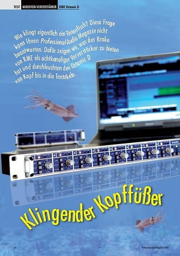 Professional Audio Klingender Kopffüßer Professional Audio Klingender Kopffüßer