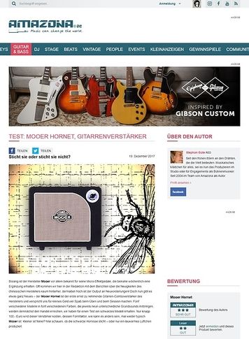 Amazona.de Mooer Hornet Amazona.de Mooer Hornet