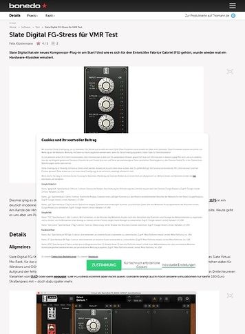 Bonedo.de Slate Digital FG-Stress für VMR Bonedo.de Slate Digital FG-Stress für VMR