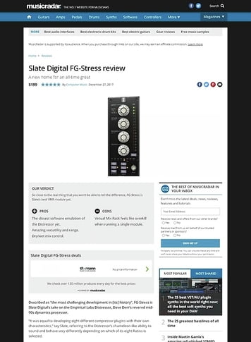 MusicRadar.com Slate Digital FG-Stress MusicRadar.com Slate Digital FG-Stress