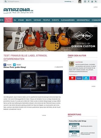 Amazona.de Framus Blue Label Strings Amazona.de Framus Blue Label Strings