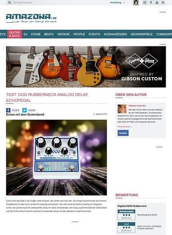 Amazona.de DOD Rubberneck Analog Delay Amazona.de DOD Rubberneck Analog Delay