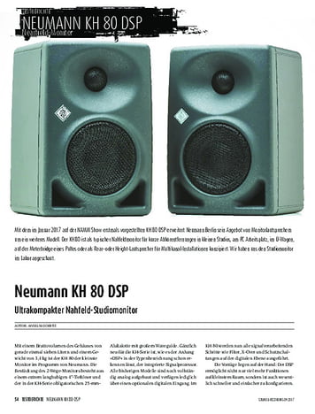 Sound & Recording Neumann KH 80 DSP Sound & Recording Neumann KH 80 DSP