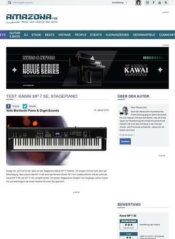 Amazona.de Kawai MP 7 SE Amazona.de Kawai MP 7 SE