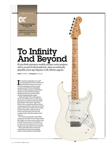 Guitarist Fender EOB Sustainer Stratocaster Guitarist Fender EOB Sustainer Stratocaster