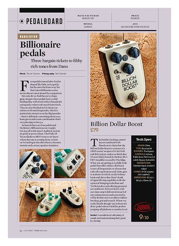 Guitarist Billion Dollar Boost Guitarist Billion Dollar Boost