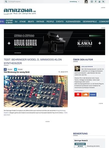 Amazona.de Behringer Model D Amazona.de Behringer Model D