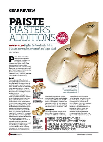 Rhythm Paiste Masters Additions Rhythm Paiste Masters Additions