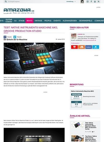 Amazona.de Native Instruments Maschine MK3 Amazona.de Native Instruments Maschine MK3