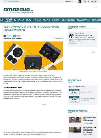 Amazona.de Dynaudio LYD48, 18S Amazona.de Dynaudio LYD48, 18S