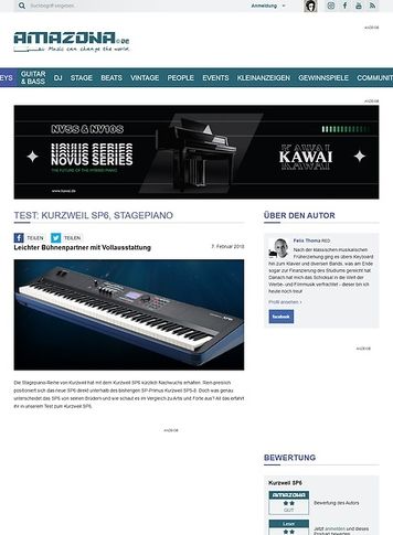 Amazona.de Kurzweil SP6 Amazona.de Kurzweil SP6
