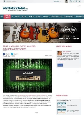 Amazona.de Marshall CODE 100 Head Amazona.de Marshall CODE 100 Head