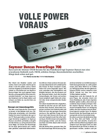 Gitarre & Bass Seymour Duncan PowerStage 700 Gitarre & Bass Seymour Duncan PowerStage 700