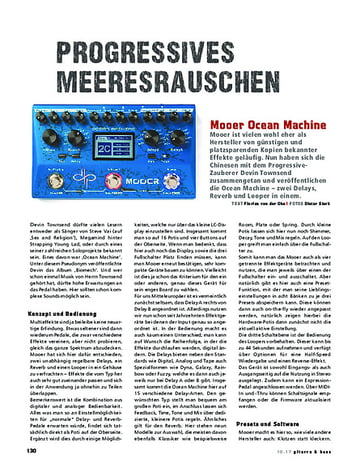 Gitarre & Bass Mooer Ocean Machine Gitarre & Bass Mooer Ocean Machine