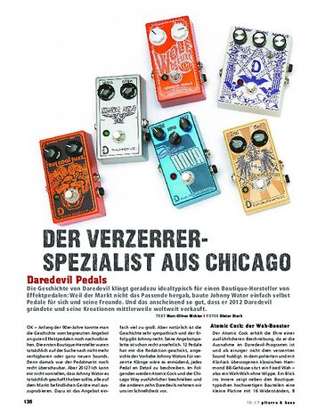 Gitarre & Bass Daredevil Effekt-Pedale Gitarre & Bass Daredevil Effekt-Pedale