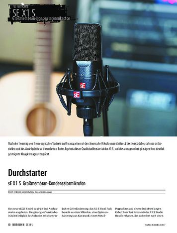 Sound & Recording sE X1 S Sound & Recording sE X1 S