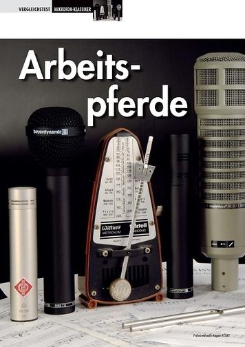 Professional Audio Arbeitspferde: Mikrofonklassiker Professional Audio Arbeitspferde: Mikrofonklassiker
