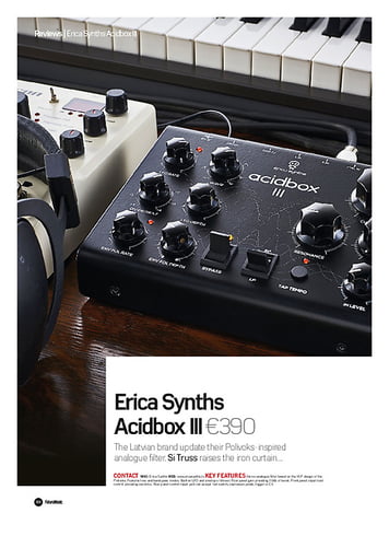 Future Music Erica Synths Acidbox III Future Music Erica Synths Acidbox III