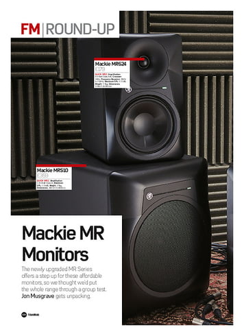 Future Music Mackie MR Monitors (MRS10 & MR624) Future Music Mackie MR Monitors (MRS10 & MR624)