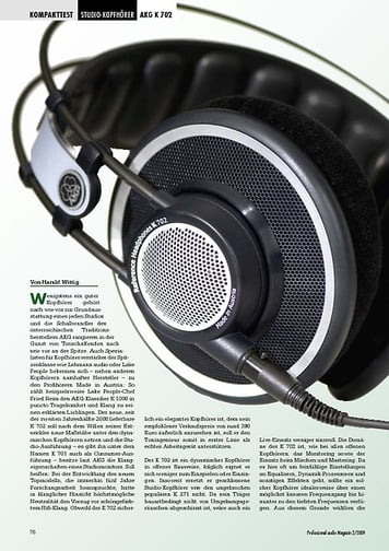 Professional Audio Feingeist AKG K 702 Professional Audio Feingeist AKG K 702