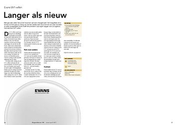 slagwerkkrant.nl Evans UV1 slagwerkkrant.nl Evans UV1
