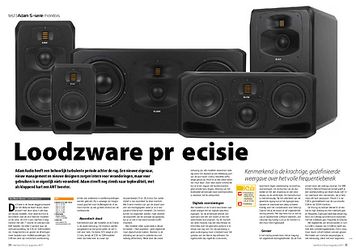 interface.nl Adam Audio S-serie monitors interface.nl Adam Audio S-serie monitors