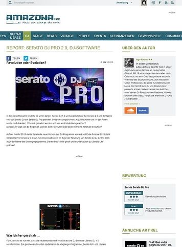 Amazona.de Serato DJ Pro 2.0 Amazona.de Serato DJ Pro 2.0