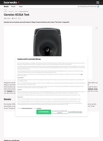 Bonedo.de Genelec 8331A Bonedo.de Genelec 8331A