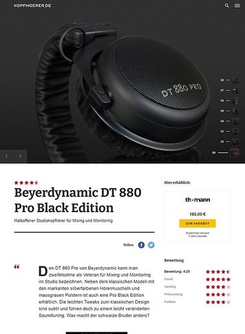 beyerdynamic dt 880 thomann