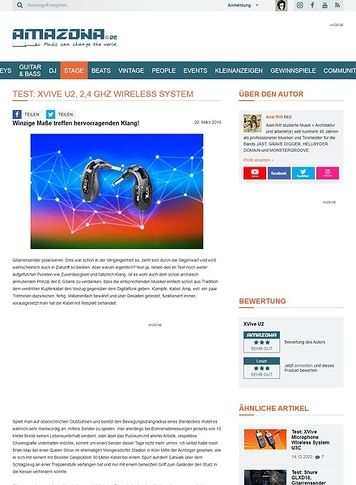 Amazona.de XVive U2 Amazona.de XVive U2
