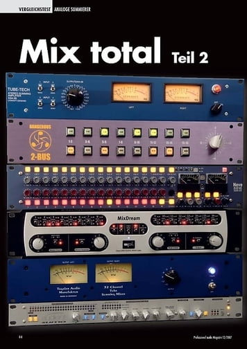 Professional Audio Mix total Teil 2: Analoge Summierer Professional Audio Mix total Teil 2: Analoge Summierer