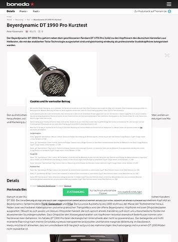 Bonedo.de Beyerdynamic DT 1990 Pro Bonedo.de Beyerdynamic DT 1990 Pro