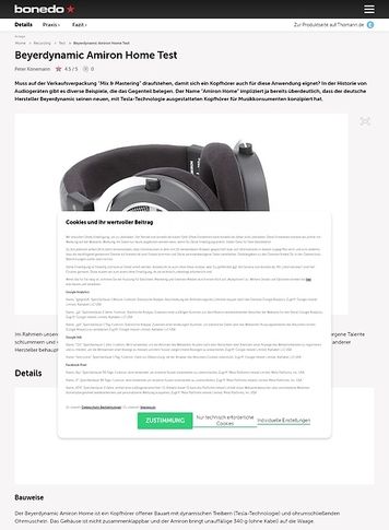Bonedo.de Beyerdynamic Amiron Home Bonedo.de Beyerdynamic Amiron Home