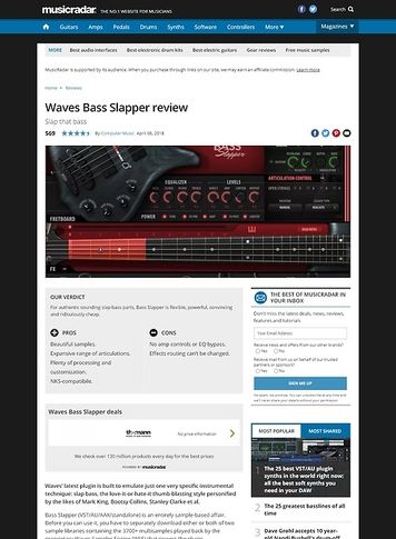 MusicRadar.com Waves Bass Slapper MusicRadar.com Waves Bass Slapper