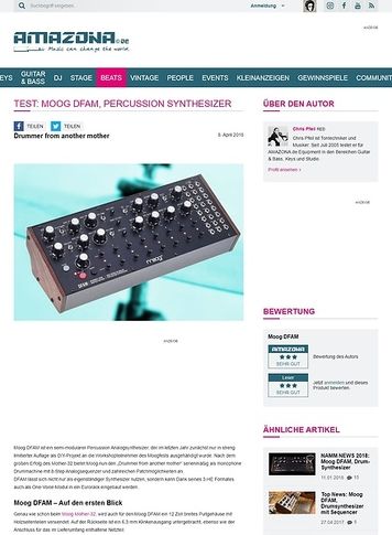 Amazona.de Moog DFAM Amazona.de Moog DFAM