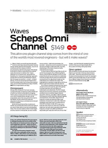 Computer Music Waves Scheps Omni Channel Computer Music Waves Scheps Omni Channel