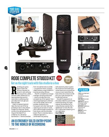 Total Guitar Rode Complete Studio Kit Total Guitar Rode Complete Studio Kit