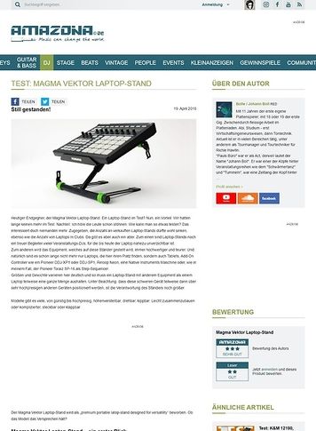 Amazona.de Magma Vektor Laptop-Stand Amazona.de Magma Vektor Laptop-Stand