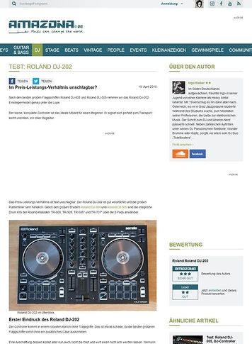 Amazona.de Roland DJ-202 Amazona.de Roland DJ-202