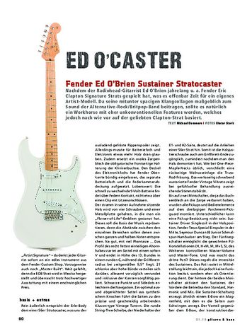 Gitarre & Bass Fender Ed OBrien Sustainer Stratocaster Gitarre & Bass Fender Ed OBrien Sustainer Stratocaster