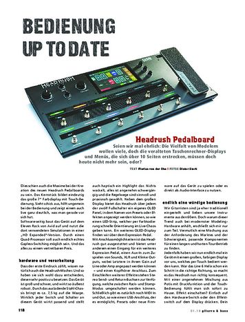 Gitarre & Bass Headrush Pedalboard Gitarre & Bass Headrush Pedalboard