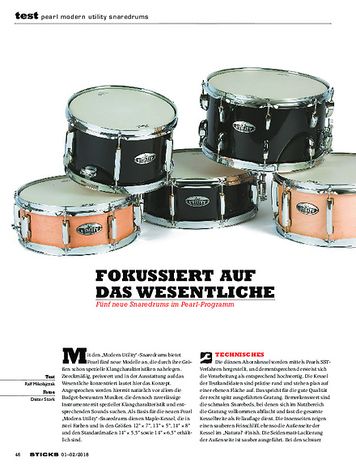Sticks Pearl Modern Utility Snaredrums Sticks Pearl Modern Utility Snaredrums